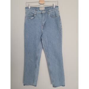 Everlane Crop Jeans Womens 28x26 The Original Cheeky Straight Light Wash